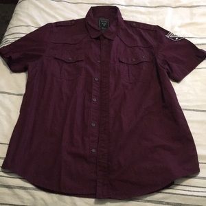 Men's guess button up